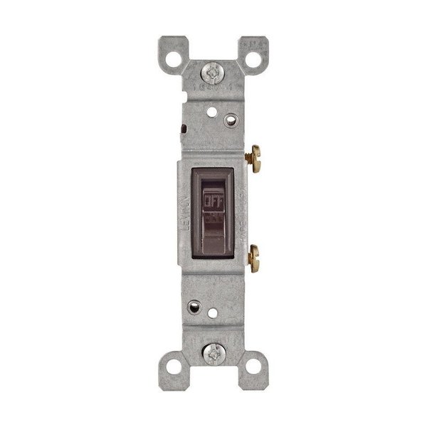 Leviton 15 amps Toggle Switch Brown 01451-0CP